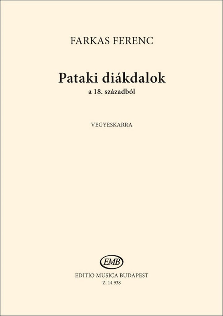 Pataki diákdalok a 18. századból